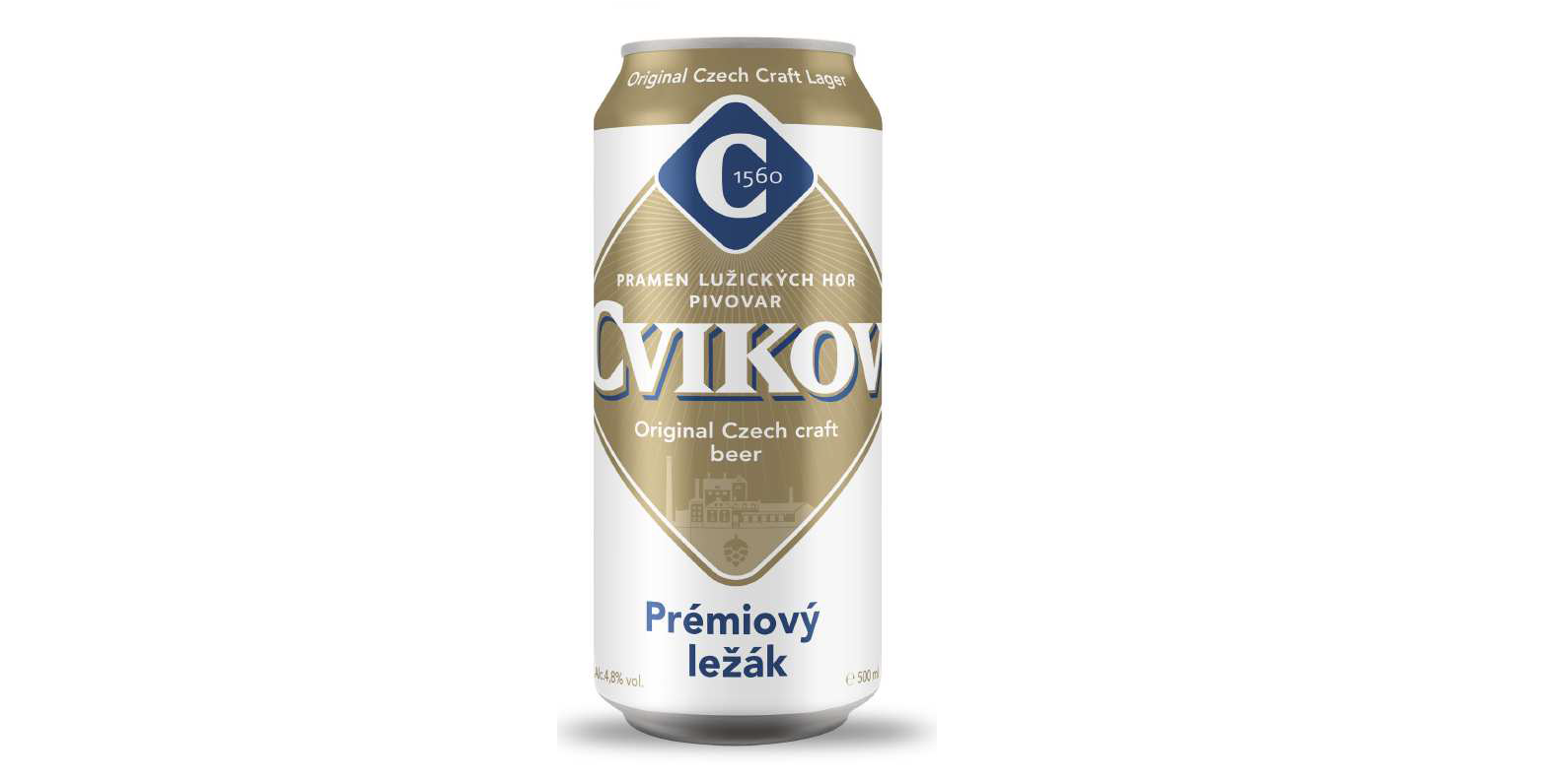 12x Prémiový ležák 11% plech 0,5l