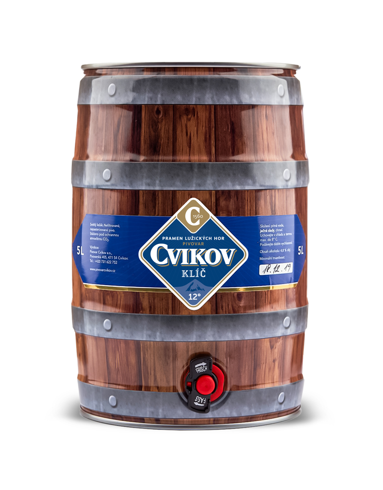 Klíč 12%  5l soudek